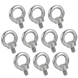 fogman M8 Stainless Steel Eye Bolts, Set of 10