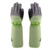 Long Rose Pruning Gardening Gloves Puncture Resistant Work Yard Glove(Green)