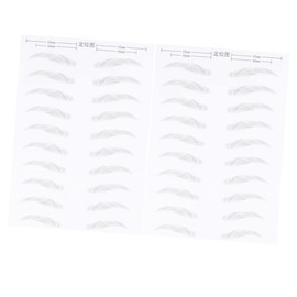 Ipetboom Brow Tint Stencils 20 Pairs of Eyebrow Stickers Easy Application Waterproof for Shapes