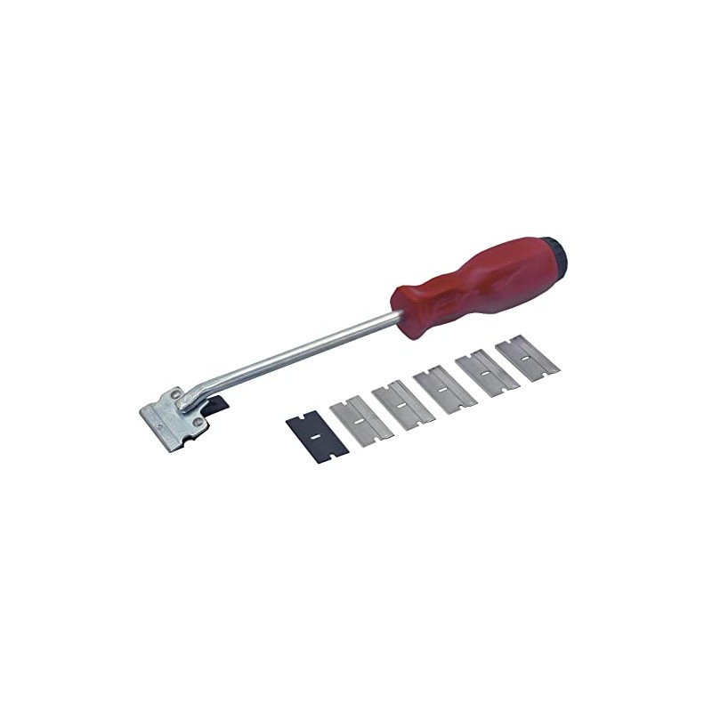 Lisle 52000 Razor Blade Scraper,Red