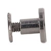 100 Sets Metal Chicago Binding Screws Electroplated Brass Arc Surface