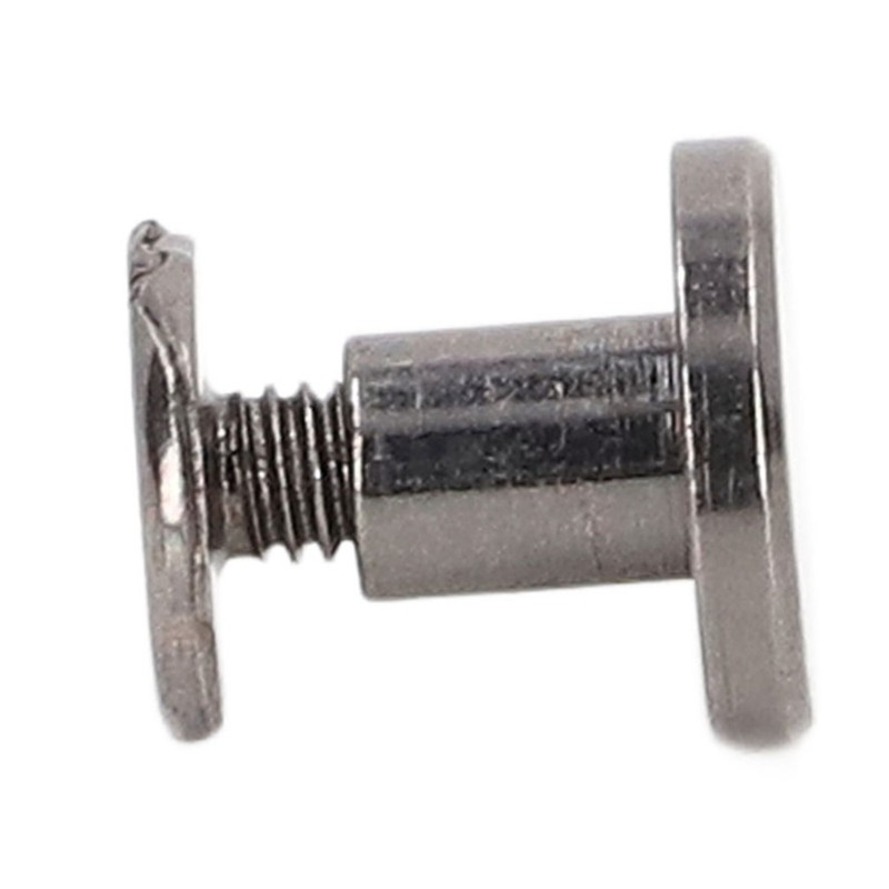 100 Sets Metal Chicago Binding Screws Electroplated Brass Arc Surface