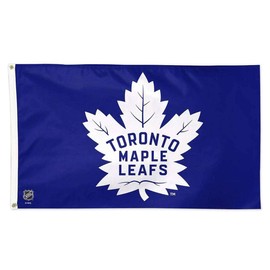 Toronto flag 2x3 Ft Large Smooth Glossy Fabric Blue Outdoor/Indoor Decor Maple Leafs Banner 60x90cm