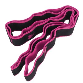 VGEBY Yoga Stretch Training Strap Yoga Strap Yoga Band Flexible Durable for Body Stretching Warming Up (Rose Red)