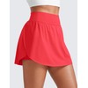 CRZ YOGA Tennis Skirts for Women High Waisted Side Slit