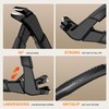 ZIZZON Ergonomic Non-Slip Long Handle Nail Clippers for Seniors –