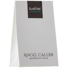 Kushies Angel Caller Necklace, Pregnancy Chime Pendant for Women, Pink, Ovalesque