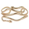 PPX Collection Metallic Snake Shape arm Cuff for Women &