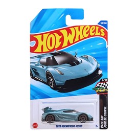 Hot Wheels 2020 Koenigsegg Jesko, Race Day Series, 125/250, Die-Cast Model Car (short card)