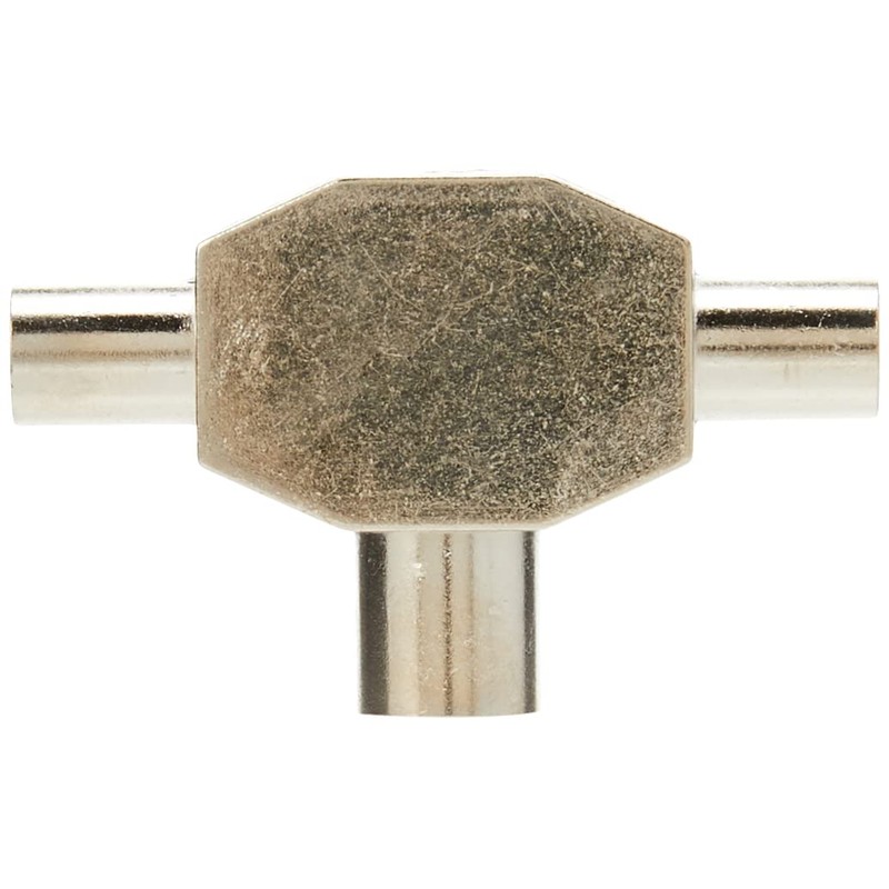 Premium Cord TV Aerial Splitter IEC 75 Ohm 1xF-2xM