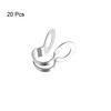 sourcing map Ball Chain Connector, 3mm 3.2mm Double Ring Style