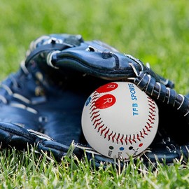 Snblzhef 9 Inch Standard Baseball Softball Professional Training Game Ball Soft Baseball Non-Slip Finger Print Design