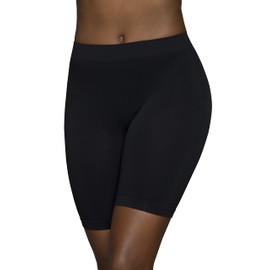 Vanity Fair Women's Shapewear for Tummy Control: Tops, Bottoms, Body Suits, Light Smoothing-Anti Chafing-Midnight Black, X-Large