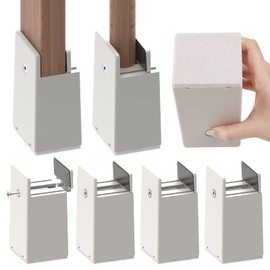 GAGUIUP Table Legs Height 3.9 inches (10 cm), Set of 4, Height Adjustment, Kotatsu