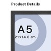 8 x 6 inch/a5 Black Picture Frame 21x15cm Photo Frame