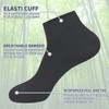 KOOOGEAR Bamboo Socks,5 Pairs Low Cut Ankle Socks for Men