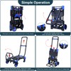 2-in-1 Hand Truck Dolly Foldable,330LB Capacity Hand Dolly,Folding Hand Cart