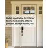 Smart Door Lock, Fingerprint Password IC Card Key Tuya APP,