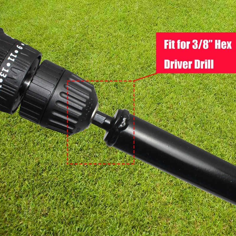 Auger Drill bit for Planting 4"X25" Garden Auger Spiral Drill