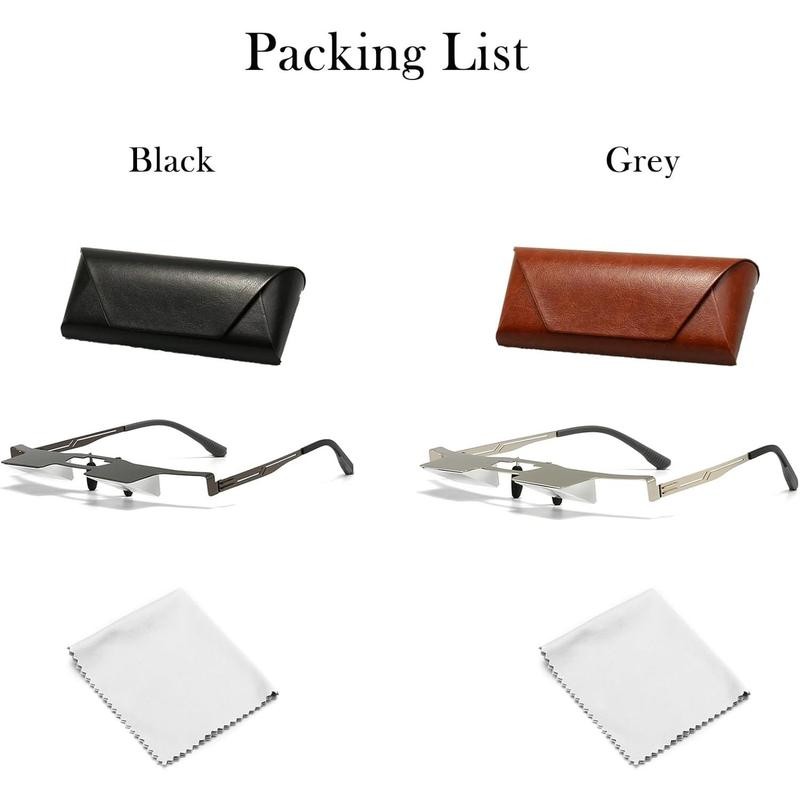 Lazy Glasses Laying Down Light-weight Prism Glasses Relaxer when Reading