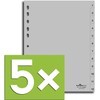 Durable Index for DIN A4, Full Coverage (Pack of 5,