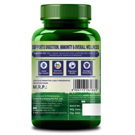  Generic Probiotics 35 Billion CFU Supplement | Better Nutrient Absorption | Healthy Digestion, Stronger Immunity & Overall Wellness -Pack of 100 Veg Capsules