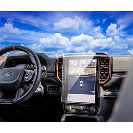 Only for 2025 2026 Ford Ranger LARIAT/Raptor Screen Protector for Ford Ranger 2026 2025 2024 Accessories 12Inch TouchScreen Clear Display Protector Film infotainment screen protector Tempered Glass 12''