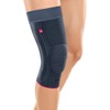 medi Genumedi - Kniebandage mit Haftband | silber | Größe