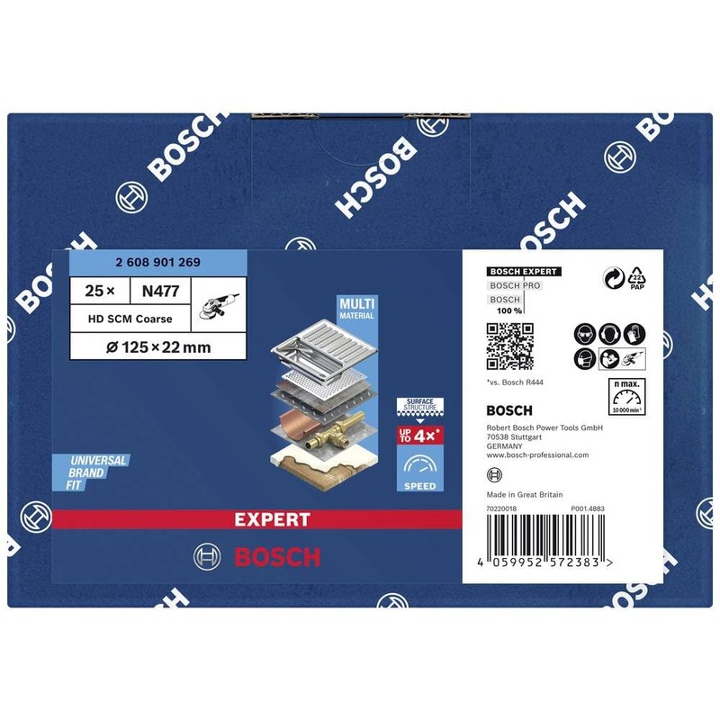 Bosch 1 x Expert N477 SCM Discs (for Sheet Steel,