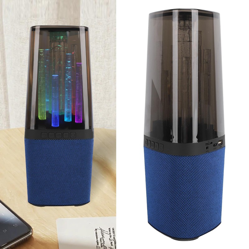 Bluetooth Speaker, RGB Wireless Stereo Speaker with AUX USB Port