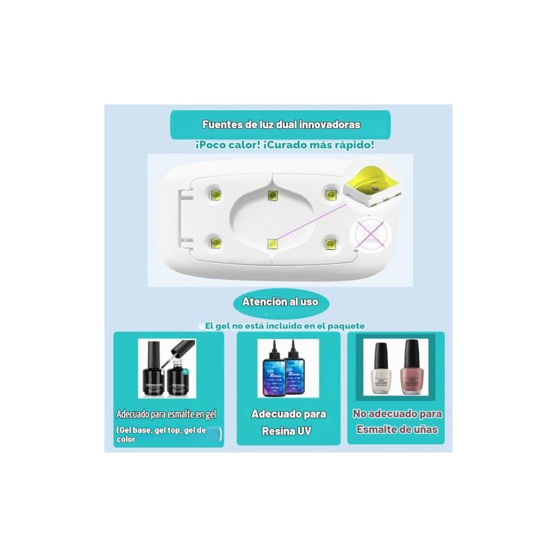 UV LED nail dryer Mini Gel nail lamp Portable Curing