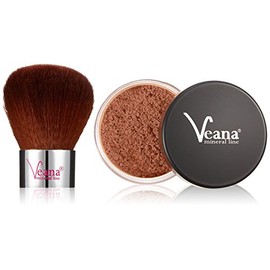 Veana Mineral Line Foundation with Kabuki, Cocoa 9 g