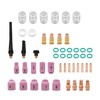 Thomletha 49PCS TIG Welding Torch Kit – Low-Profile Gas Lens