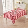 BALCONY & FALCON Rectangular Checkered Tablecloth Waterproof Washable Gingham Reversible