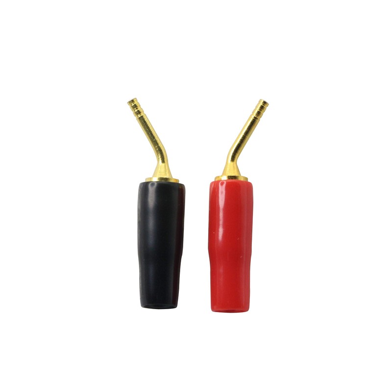 CERRXIAN Curved Surface, Solid Copper, Gold Plated, Solder-free, Screw-On, 2mm