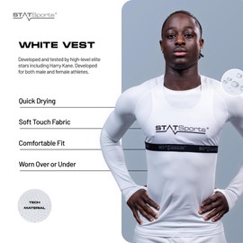 STATSports GPS Vest - Football Tracker Vest Only for APEX Athlete Series - Lightweight, Quick-Drying Sports Vest with Secure Pod Pocket - Sports Tracker Vest Football