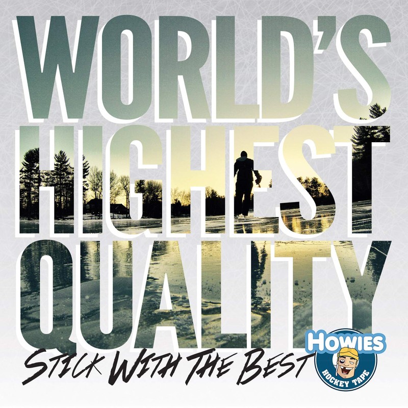 Howies Hockey Tape 5 Roll Pack of White Hockey Stick