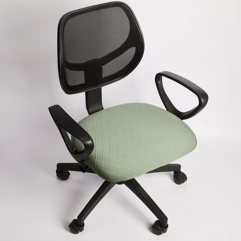 Melaluxe Stretch Jacquard Office Chair Cover, Removable Washable Desk Chair