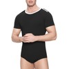 Landofgenie Men's Onesie Short Sleeve One-Piece Pyjamas for Men Leotard