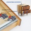 LONTAN 15 Inch Undermount Soft Close Drawer Slides 3D Locking
