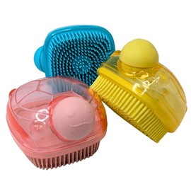 Set De 3 Cepillos Exfoliantes Facial Corporal De Silicona Esponja De Baño Suave Resistente Duradera Limpieza Profunda Cuidado De La Piel Masaje...    