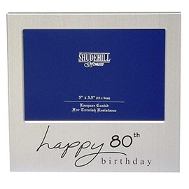 Shudehill Giftware Photo Frame, Metal, Silver, 5 x 3.5 in (15 x 9cm)