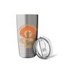 Retro Standup Paddleboard Dad Paddleboarding Stainless Steel Insulated Tumbler