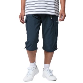 Outdoor Products Men’s Half Pants, Customized, Stretchable, Dry, UV Protection, Cargo, navy