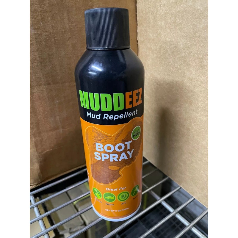 Muddeez Boot Spray Mud MUDD Repellent 6oz protector leather shoe