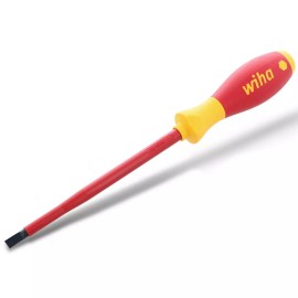 Wiha 32039 Insulated SoftFinish Slotted Screwdriver 6.5mm x 150mm