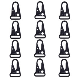 JEELAD Enlarged Mouth Clips Tactical Gear Keychain Hooks Sling Clasp Carabiner Clips Buckle with Spring for Outdoor Paracord Outdoors Bag Backpack