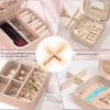 12 Piezas Joyero para Mujer, Caja de Almacenamiento de Joyas,