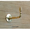 Castelion® Elegant Brass Beehive Coat Hook (Large Beehive Hook)