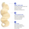 Blonde Body Wave Human Hair Tape in Hair Extension 14Inch